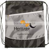 Polyester Custom Promotional Bulk Drawstring Backpack