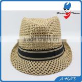 custom made beach fedora hat