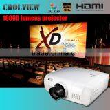 edge blending built in 3LCD Full HD HDMI DVI support wuxga 1920x1200 10000 lumens cinema 3d projector