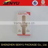 Recyclable Feature Audio Cable PVC Window, C1S Paper Packaging Boxes Supplier's Choice