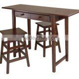 Computer Desk With 2 Stools thumbnail-2