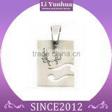 Stainless Steel Jewelry Two-in-One Laser-cut Pendant With Crab Pattern thumbnail-1