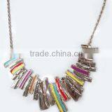 New Arriving Style Casting And Expoxy Fashion Jewelry Necklace thumbnail-1