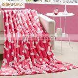 100% polyester micro flannel fleece blanket