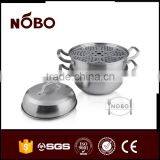 IRON MAN 2 Layer Multifunctional Stainless Steel Stock/steamer Pot thumbnail-4