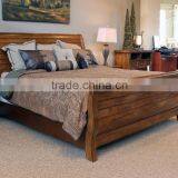 Saratoga Queen Sleigh Bed / Americna Style Sleigh Bed AS-B23 thumbnail-1