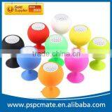 Red Wine Glass Shaped Mini Wired Silicon Speaker With Suction Cup thumbnail-2