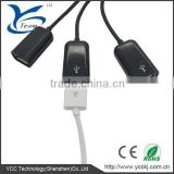 3 in 1 OTG charge cable for samsung galaxy tab USB AF-Micro/Mini data and charger cable