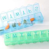 one week 7case plastic pill container