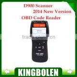 Newest Version D900 CANSCAN OBD2 Live PCM Data Code Reader Scanner Auto Code Reader