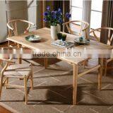 Wood Dining Chair, Classic Wood Wishbone Chair thumbnail-1