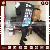 Best Price Outdoor Advertising Walking Lovely Mobile Phone Mascot Costume thumbnail-3