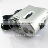 60x Pocket Microscope With Led/ uv Lamp