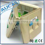 Golden Finishes Audio Face Plate Phone Faceplate Belt Clip