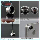 2015 Hot Products for Phone Accessory! Magnetic 3 in 1camera Lens Wide Angle+ Macro+ Fisheye Lens Camera Lens for Mobile Phone thumbnail-3