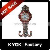 KYOK Flower Designs Fancy American Shower Curtains Hooks,thickness 0.5mm Metal Curtain Rod Accessories Quality Choice thumbnail-2