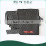Fully Tailored / Black Rubber / Pvc Car Floor Mats Carpet for VW TIGUAN