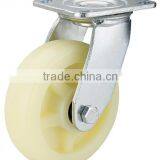 Trolley white nylon wheel caster