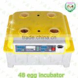 Good quality Automatic Mini JN8-48 Egg Incubator with CE certificate 48 eggs hatcher new egg tray