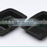 850ml Disposable Plastic Food Container With Clear Lid BPA Free