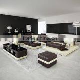 USA Cheap Red Leather Sectinal Sofa ON PROMOTION thumbnail-5