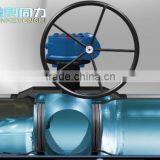 Stainless Steel Stem Ball Valve Medium Pressure Trunnion Ball Valve DN500