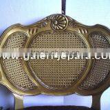 Finished Furniture - Cane Arm Chair With Antique Bronze Color