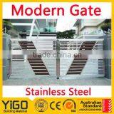Modern Stainless Steel Main Gate Design