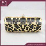 200*46*88mm New Shell Evening Clutch, Box Purse Clutch,crystal Lock Mesh Butterfly Frame thumbnail-2