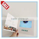 9 Inch Video Brochure, LCD Video Card, Video Wedding Invitation Card