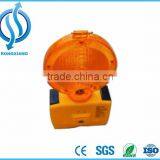 Yellow or Red Solar Power Flashing Road Safety LED Warning Barricade Light thumbnail-1