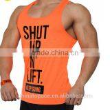 Wholesale New Fashion Men Clothing Sportwear Tank Tops 100 Cotton Gym Stringers Vest thumbnail-2