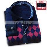 Men Dress Shirts Cotton Fabric Casual Shirt Fabric Made in China thumbnail-3