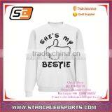 Long Design Embroidery Hoodie Plain Sweatshirts Without Hood