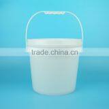 8kg Paint Plastic Bucket, Latex Paint Barrel With Lid, Chemical Material Plastic Pail With Plastic Handle thumbnail-2