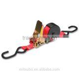 1" Light Duty 4.8M Retractable Webbing Strap Tie Down Ratchet Strap thumbnail-1