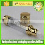 Golden Plastic Pump Bottle Airless Cosmetic Bottles 50ml thumbnail-3