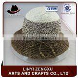 Promotion Custom Natural Grass Straw Boater Hat Wholesale