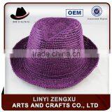 New Style Promotional Igh Quality Men Straw Crochet Hat