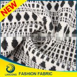 Famous Brand Low price Spandex knit jacquard fabric mill for sweater dress