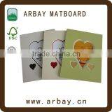 Promotional Gift Insert Photos 4x6" 1.4mm Black Heart Frame Paper Board thumbnail-2