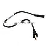 UL HOT Offer ! North American 2 Flat Pin Polarized Plug Power Cord Computer Power Tools Extension Cord 2 Pin Plug USA Power Cord thumbnail-2