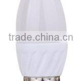 Aluminum Radiator and Milky PC Cover 5w Led Candle Light B22 for Crystal Light