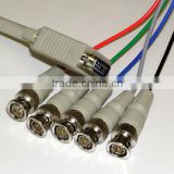VGA to 5 BNC Video Cable for HDTV Monitor cable
