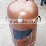 OEM Design OVAL Smoker Bbq Grills With Chimney thumbnail-5