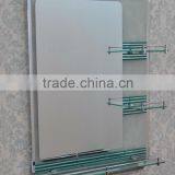 Ximu Economic Painting and Sandblast Bath Mirror Wall Mounted Shelves Bathroom Accessories Light Mirror thumbnail-1