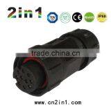 SQ19-10P IP68 Soldering Electric Cable Wire Waterproof Connector thumbnail-2
