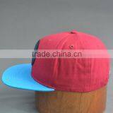 Custom 100% Cotton Twill 6-panel Snapback Cap With Woven Label thumbnail-3