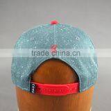 Custom 100% Cotton Twill 6-panel Hats Snapback Cap With 3D Embroidery thumbnail-4