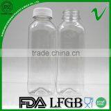PET Square Empty 16oz Plastic Bottles Juice With Food Grade thumbnail-1